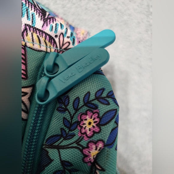 Vera Bradley Teal Floral Peacock Print Backpack main image 4